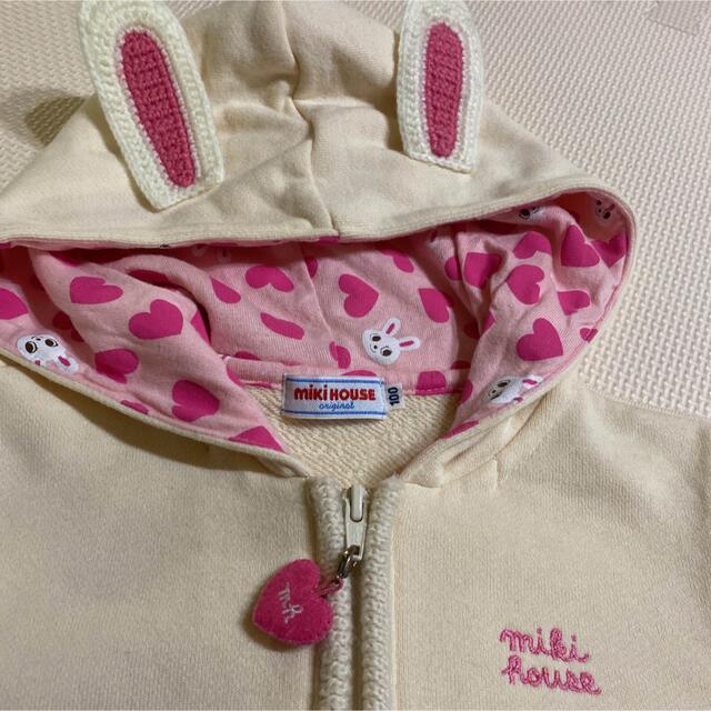 mikihouse - ミキハウス うさ耳 パーカーの通販 by @ shop|ミキハウス