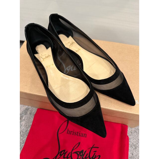 Christian Louboutin(クリスチャンルブタン)の美品　ルブタン　フラットシューズ レディースの靴/シューズ(バレエシューズ)の商品写真