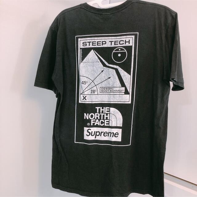 Supreme THE NORTH FACE SteepTechコラボTシャツ