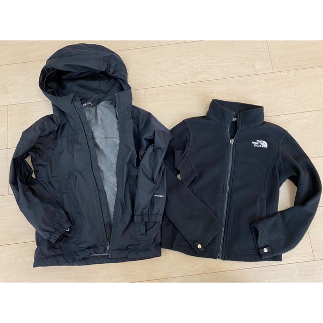 THE NORTH FACE(ザノースフェイス)のノースフェイス　ウィンドブレーカー＆フリース　セット　130 キッズ/ベビー/マタニティのキッズ服男の子用(90cm~)(ジャケット/上着)の商品写真