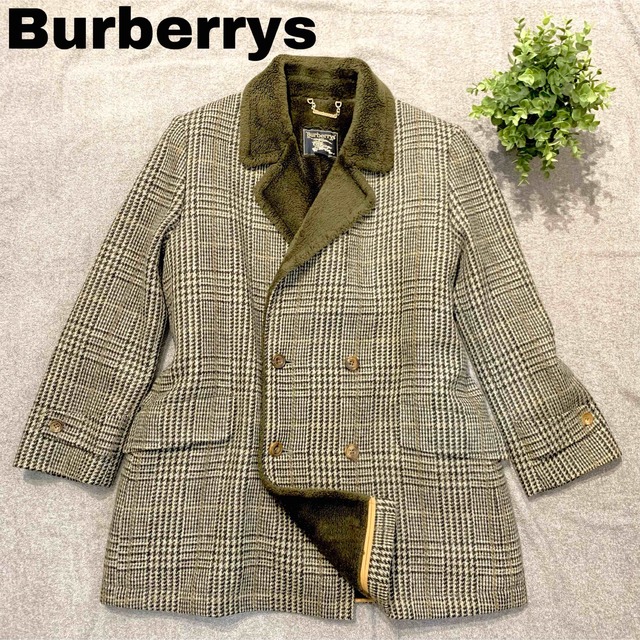 BURBERRY(バーバリー)のburberrys【レア物ヴィンテージ】オーバーサイズ 裏ボアダブル コート L メンズのジャケット/アウター(チェスターコート)の商品写真