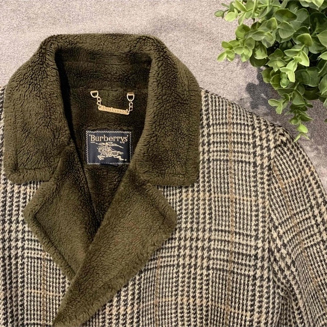 BURBERRY(バーバリー)のburberrys【レア物ヴィンテージ】オーバーサイズ 裏ボアダブル コート L メンズのジャケット/アウター(チェスターコート)の商品写真