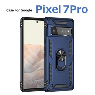 グーグルピクセル(Google Pixel)のGoogle Pixel 7Pro ケース ブルー 耐衝撃(Androidケース)