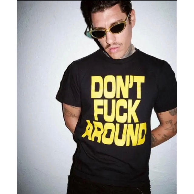 MサイズSupreme Don't Fuck Around Tee - Tシャツ/カットソー(半袖/袖なし)