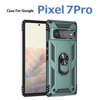 グーグルピクセル(Google Pixel)のGoogle Pixel 7Pro ケース グリーン 耐衝撃(Androidケース)