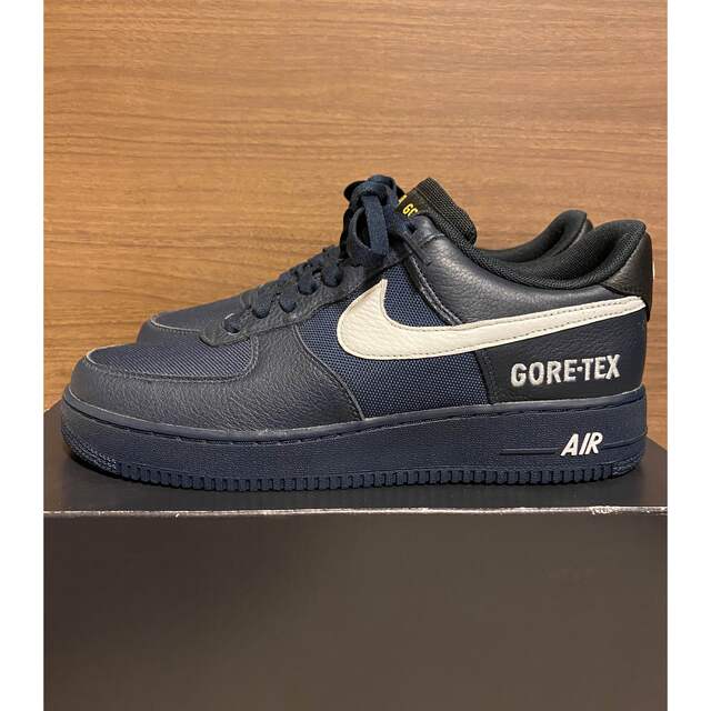 NIKE AIR FORCE 1 GORE-TEX NAVY 24.5cm