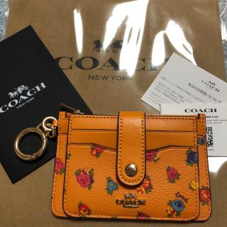 コーチ(COACH)のCOACH コインケース ヴィンテージ ローズ  カード ケース   (パスケース/IDカードホルダー)