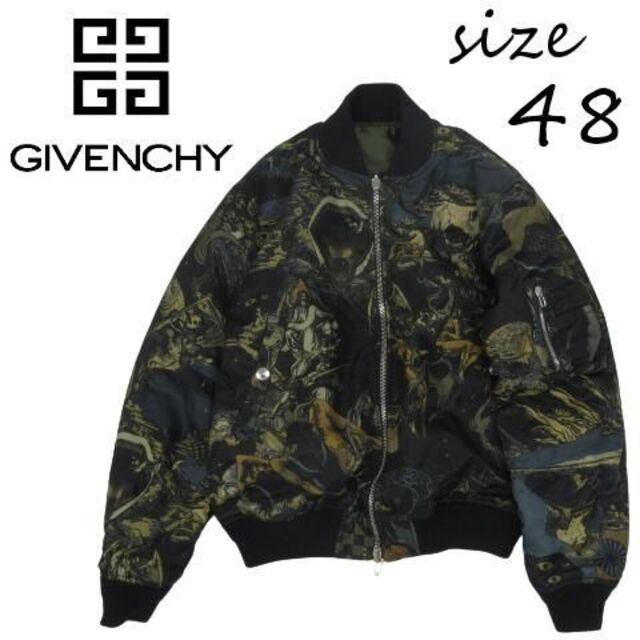 入手困難！【美品】GIVENCHY 総柄リバーシブル ボンバージャケットMA-1 ...