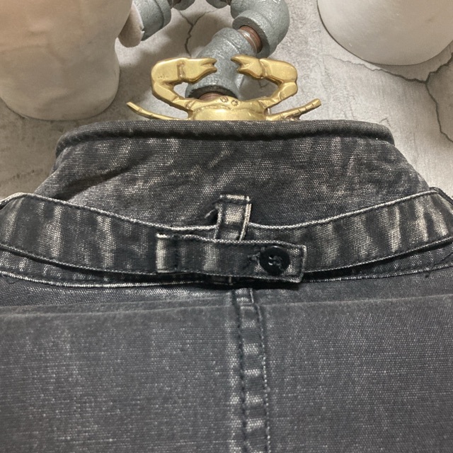 メンズ ブラックデニム ジャケット Gジャン デニムジャケット ジーンズ 黒 メンズのジャケット/アウター(Gジャン/デニムジャケット)の商品写真