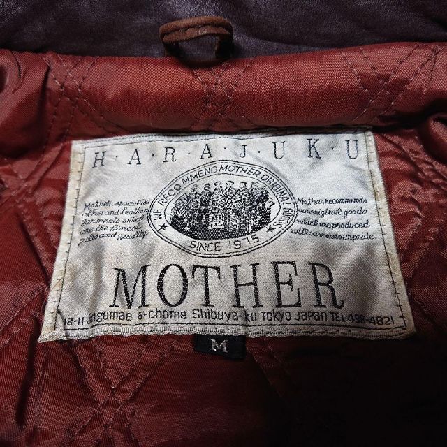 希少　90s ヴィンテージ　HARAJUKU MOTHER ラムレザー　コート