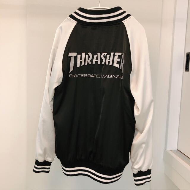 THRASHER(スラッシャー)のTHRASHER ジャケット ロゴ刺繍 スタジアムジャケット メンズ　スタジャン メンズのジャケット/アウター(スタジャン)の商品写真