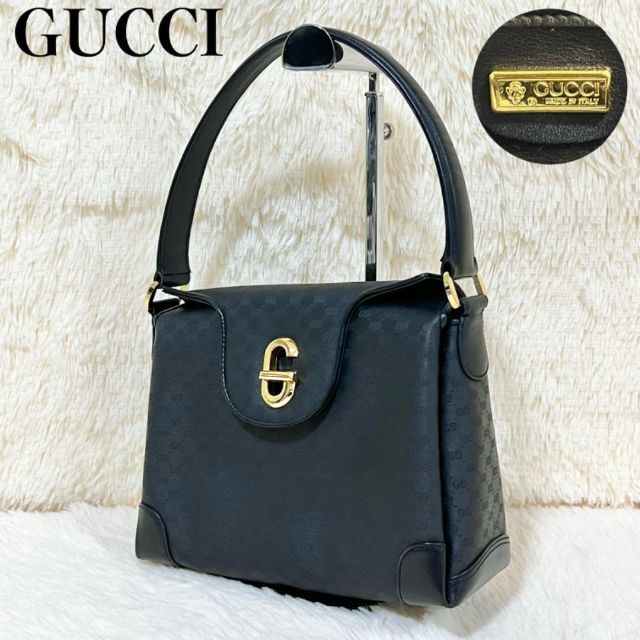 激レア GUCCI グッチ ショルダーバッグ GG柄 ヴィンテージ PVC