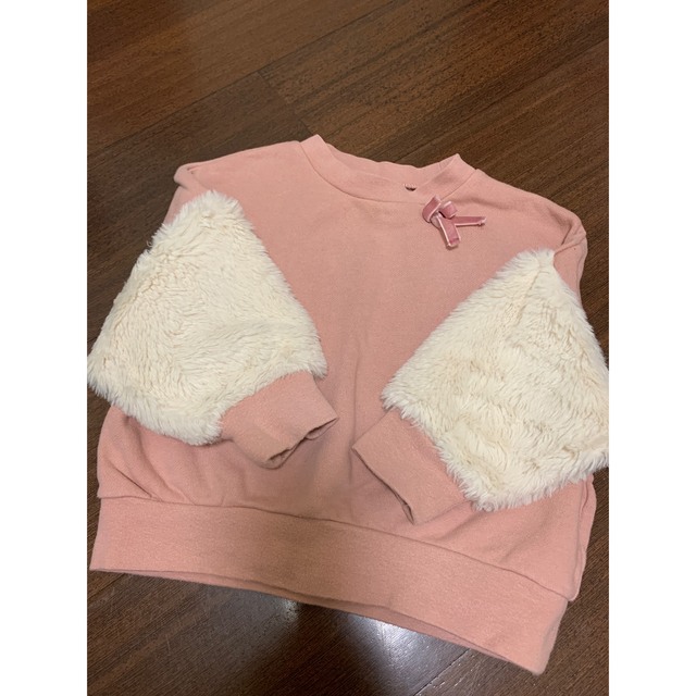 《apres  les  cours》ピンクのトレーナー。 キッズ/ベビー/マタニティのキッズ服女の子用(90cm~)(Tシャツ/カットソー)の商品写真