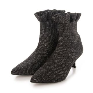 DIANA ソックスブーツ　ニット カーキ ショートブーツ diana ブーツ 軽量ニットソックススニーカーブーツ レディース