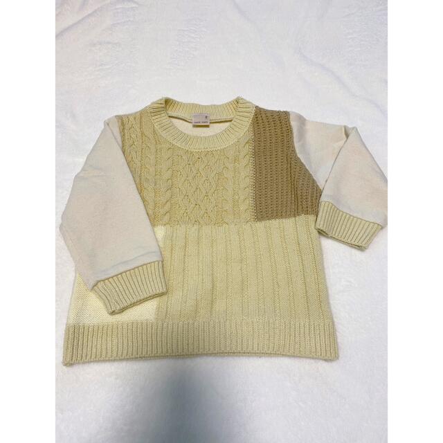 petit main(プティマイン)のプティマイン　ドッキングニット　90 キッズ/ベビー/マタニティのキッズ服男の子用(90cm~)(ニット)の商品写真