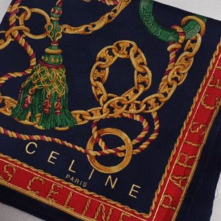 セリーヌ(celine)の値下げ📌セリーヌ☆大判ハンカチーフ58×58(ハンカチ)