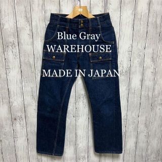 ウエアハウス(WAREHOUSE)の美品！WAREHOUSE×Blue Gray デニムブッシュパンツ！日本製！(デニム/ジーンズ)