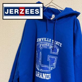 ジャージーズ(JERZEES)の529【美品】US 古着 JERZEEZ ジャージーズ ワンポイント パーカー(パーカー)