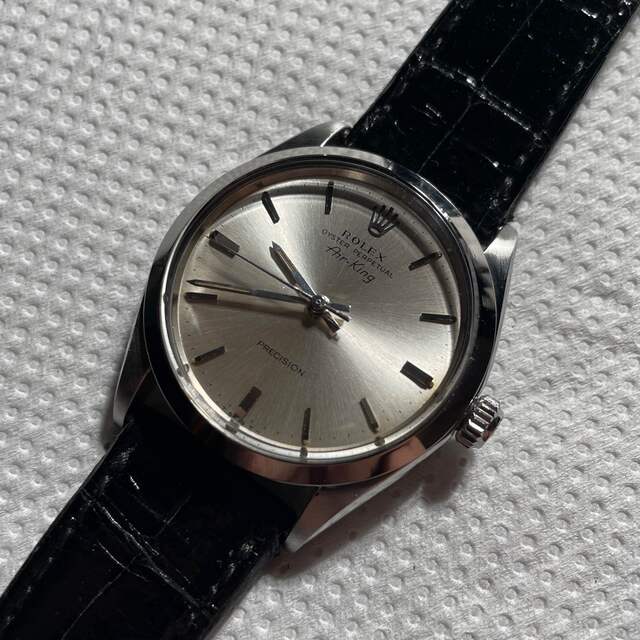 ＲＯＬＥＸ　ＲＥＦ５５００　エヤーキング　オリジナル黒文字盤　針セット