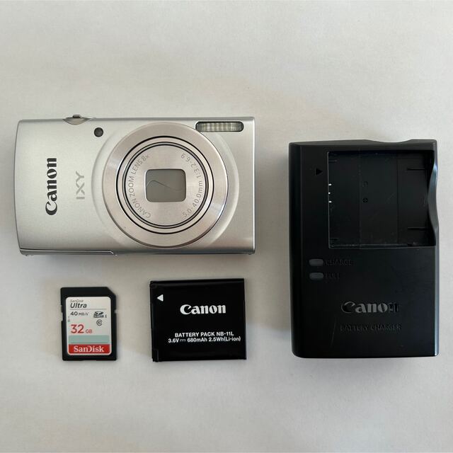 Canon(キヤノン)の【ジャンク品】Canon キヤノン　デジタルカメラ　IXY 200 シルバー スマホ/家電/カメラのカメラ(コンパクトデジタルカメラ)の商品写真