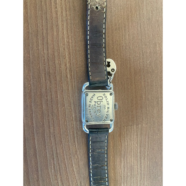 オブレイ　腕時計　ダイヤモンド付き　鑑定書 obray ハンドメイド レディースのファッション小物(腕時計)の商品写真