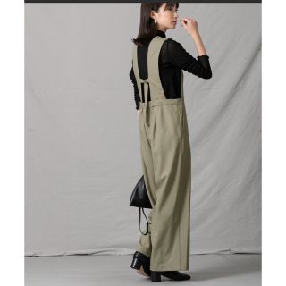 BEAUTY&YOUTH UNITED ARROWS - タグ付き 広幅サスピンタックサロペット 【Auie F】アウイー エフ