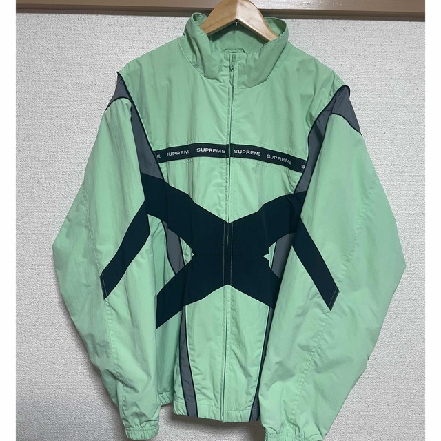 レア】Cross Paneled Track Jacket xl 【本物新品保証】 9180円