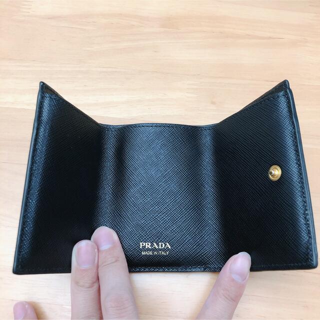 PRADA(プラダ)のPRADA プラダ  サフィアーノレザー財布　正規品美品　箱付き　ミニウォレット レディースのファッション小物(財布)の商品写真