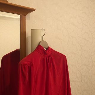 ロキエ(Lochie)のvintage red blouse🍒(シャツ/ブラウス(長袖/七分))