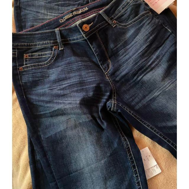完売しました。。。。。③大きいサイズ✨W84・実寸96・５Ｌ相当✨半端丈デニム メンズのパンツ(デニム/ジーンズ)の商品写真