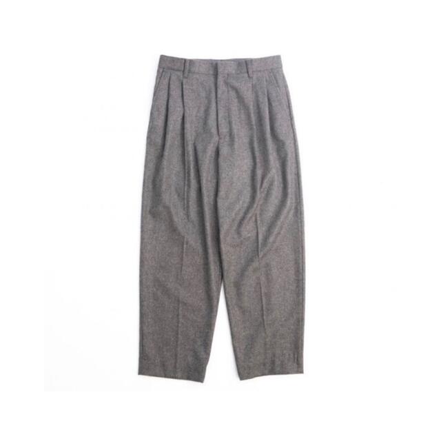 stein EX WIDE TAPERED TROUSERS CASHMERE