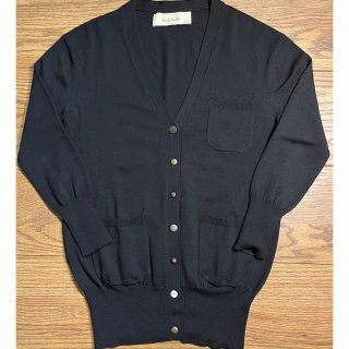 ポールスミス(Paul Smith)のPaul Smith /ミックスボタンカーディガン /SIZE:M /BLACK(カーディガン)