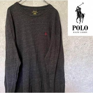 ポロラルフローレン(POLO RALPH LAUREN)のPOLO ポロ ラルフローレン 長袖 ロンＴ 刺繍ロゴ ワンポイントロゴ M(Tシャツ/カットソー(七分/長袖))