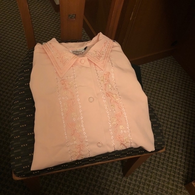 Lochie(ロキエ)のpink blouse💞 レディースのトップス(シャツ/ブラウス(長袖/七分))の商品写真