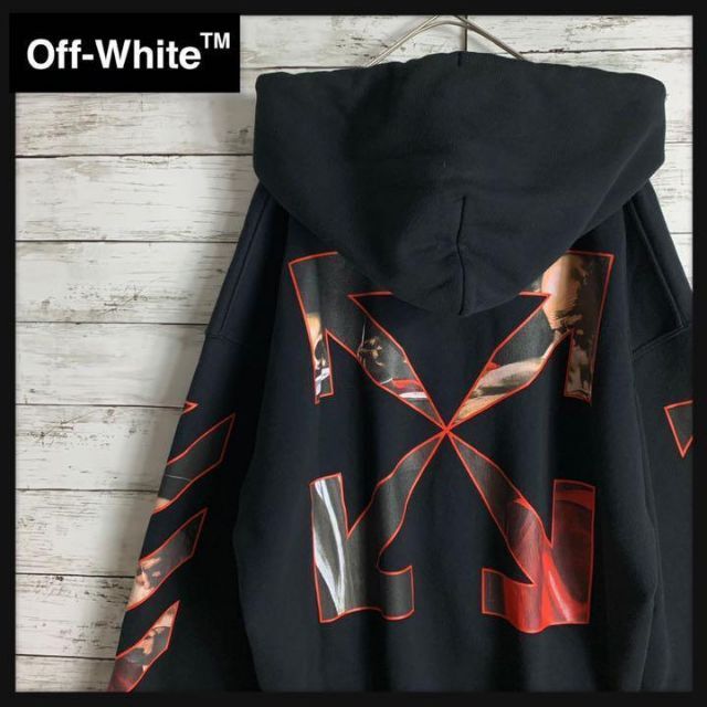 確実正規品】off-White ロンＴ クロスアロー 希少デザイン 入手困難.-