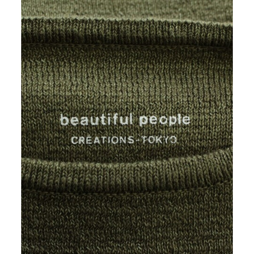 beautiful people(ビューティフルピープル)のbeautiful people ニット・セーター 38(M位) カーキ 【古着】【中古】 レディースのトップス(ニット/セーター)の商品写真