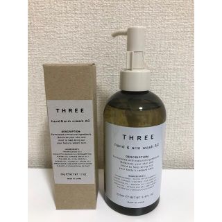 スリー(THREE)のTHREE ハンド＆アーム ウォッシュ　クリーム　セット(ハンドクリーム)