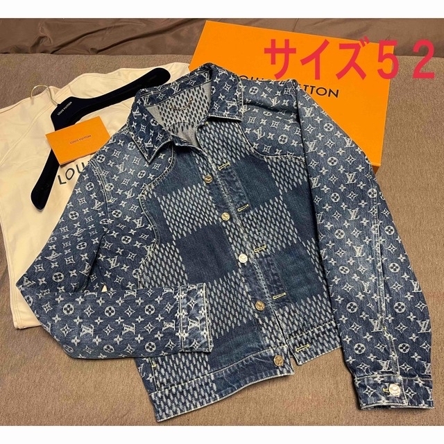 ルイヴィトン nigo デニムジャケット サイズ52 青