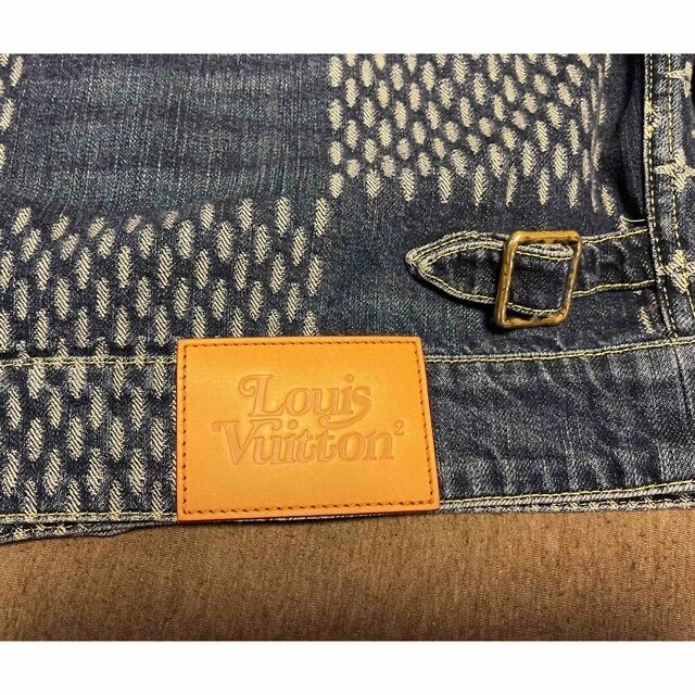 LOUIS VUITTON(ルイヴィトン)のルイヴィトン nigo デニムジャケット サイズ52 青 メンズのジャケット/アウター(Gジャン/デニムジャケット)の商品写真