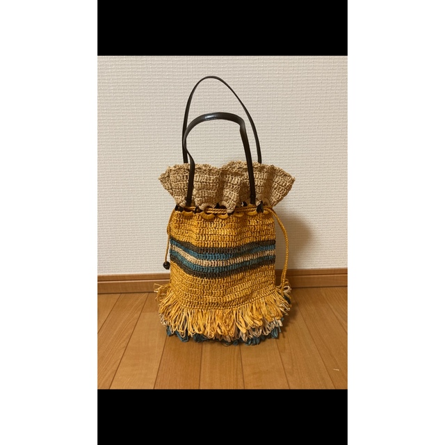 新品JAMIN PUECH 編みバッグレディース