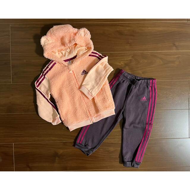 adidas(アディダス)のアディダス　女の子セットアップ　85size キッズ/ベビー/マタニティのベビー服(~85cm)(その他)の商品写真