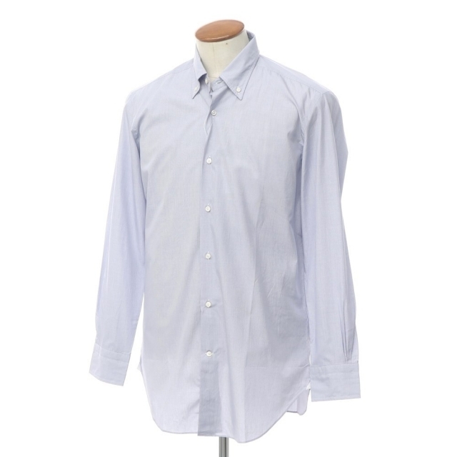 ブルックスブラザーズ Brooks Brothers マイクロチェック ボタンダウン ドレスシャツ【サイズ15 1/2】【メンズ】