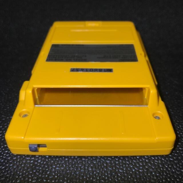 ゲームボーイ(ゲームボーイ)のGAMEBOY POCKET yellow　ACアダプター付き エンタメ/ホビーのゲームソフト/ゲーム機本体(携帯用ゲーム機本体)の商品写真