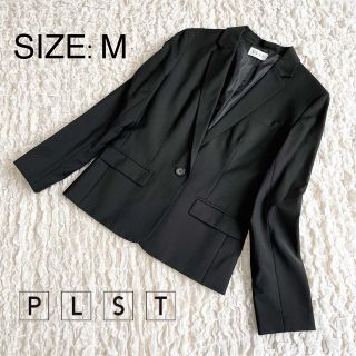 プラステ(PLST)の【試着のみの着用】PLST プラステ ジャケット ブラック M(テーラードジャケット)