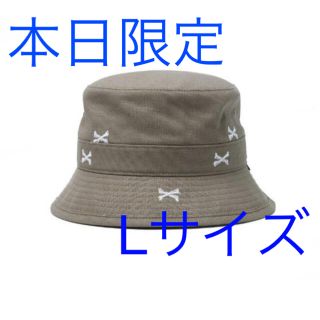 ダブルタップス(W)taps)の最終値下WTAPS BUCKET 02 / HAT /  GREIGE Lサイズ(ハット)