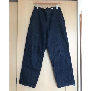 コモリ(COMOLI)のCOMOLI デニムオーバーパンツ 21AW NAVY サイズ2(デニム/ジーンズ)