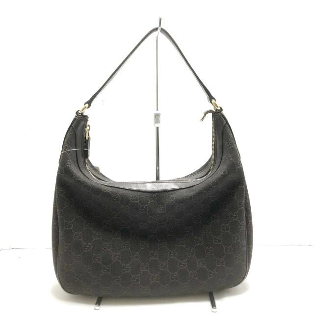 □□【GUCCI】グッチ/本革/ショルダーバッグ/保管バッグ付/黒《美品