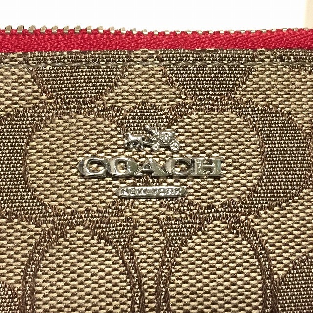 COACH(コーチ)のコーチ コインケース シグネチャー柄 レディースのファッション小物(コインケース)の商品写真