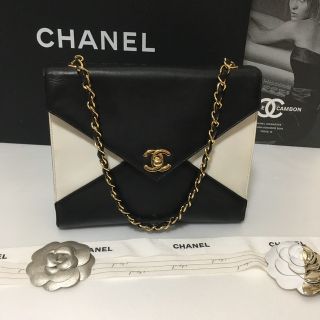 シャネル(CHANEL)の専用♡美品★ シャネル チェーンショルダーバッグ バイカラー ターンロック正規品(ショルダーバッグ)