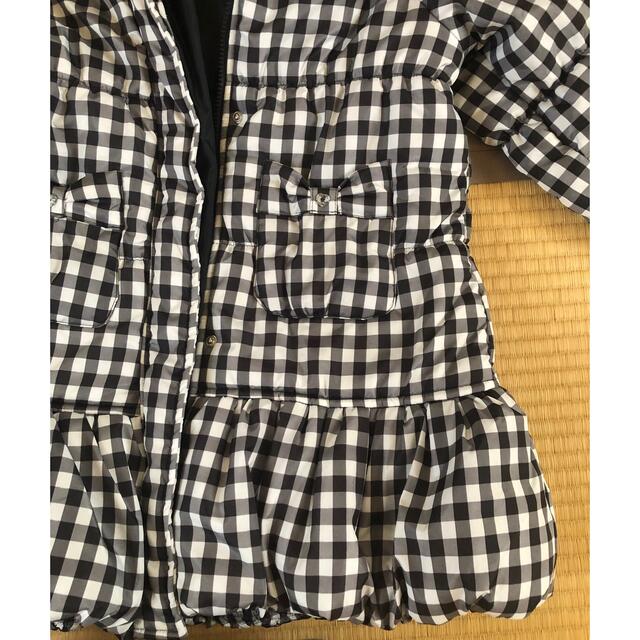 ダウンジャケット　140センチ　女の子 キッズ/ベビー/マタニティのキッズ服女の子用(90cm~)(ジャケット/上着)の商品写真